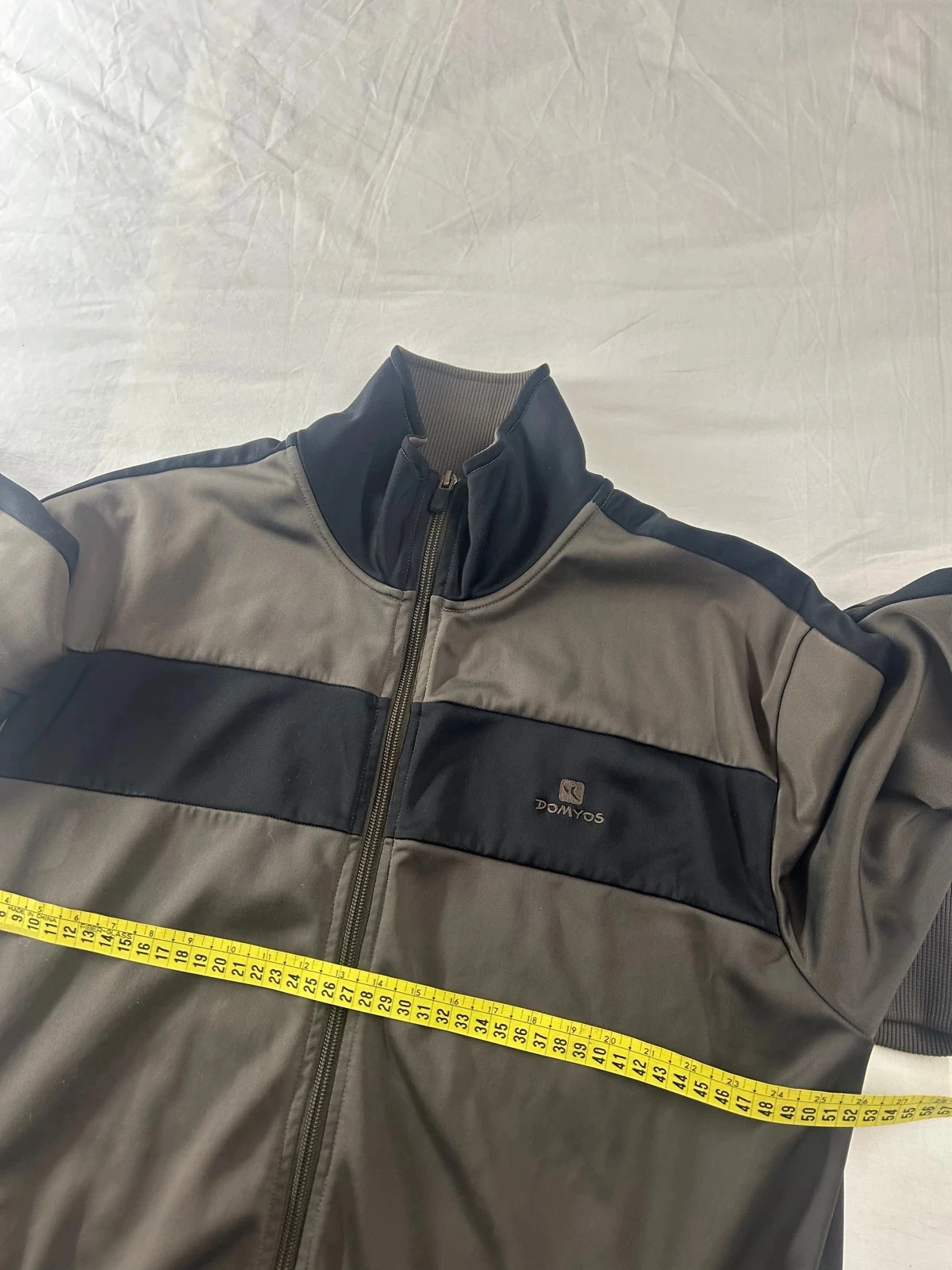 Veste gilet zippé domyos marron noir – photo 6